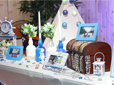 Trang trí tiệc sinh nhật Phong cách biển mát lành